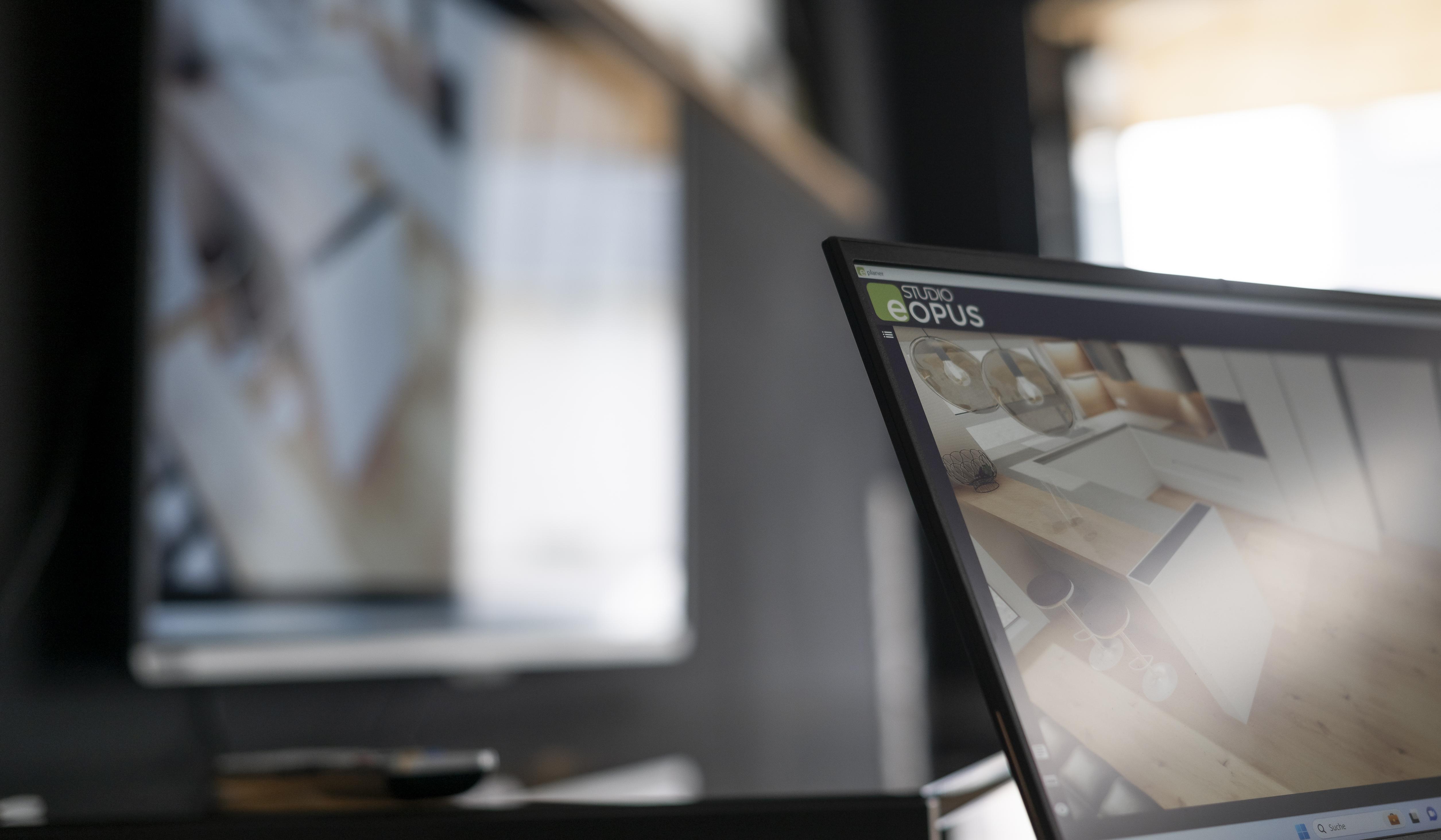 Planungsprogramm Bildschirm Küchenplanung eOpus